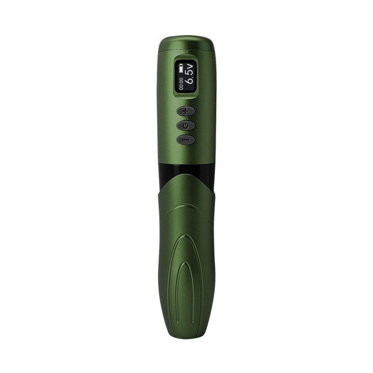 Bronc Magic Kablosuz Pen Dövme Makinesi & PMU - Army Green