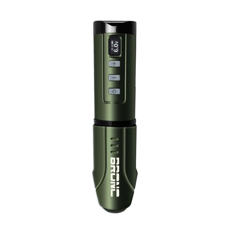 BRONC Bullet Kablosuz Pen Dövme Makinesi - Army Green