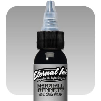 Marshall Bennett %40 Gray Wash - Eternal Ink Dövme Boyası - 1oz/30ml