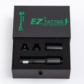 EZ Portex Gen2 VERSATILE Wireless Battery Tattoo Pen Machine New Update - Black