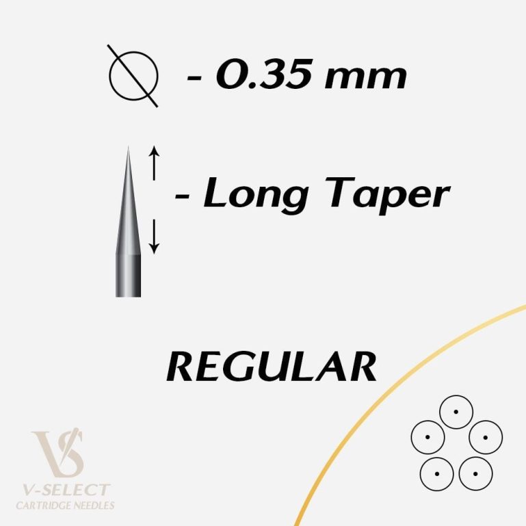 Ez V-Select 1205 RS Kartuş Dövme İğnesi - Round Shader Long Taper