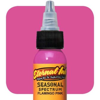 Chuckes  Seasonal Spectrum Flamingo Pink - Eternal Ink Dövme Boyası - 1oz/30ml