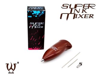 Super Ink Mixer Dövme ve Kalıcı Makyaj Boyası Karıştırıcı - Brown