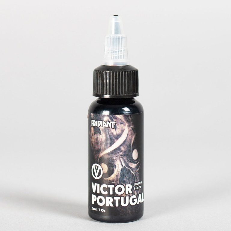 Victor Portugal Lining Black  - Radiant Tattoo Dövme Boyası  - 1oz/30ml