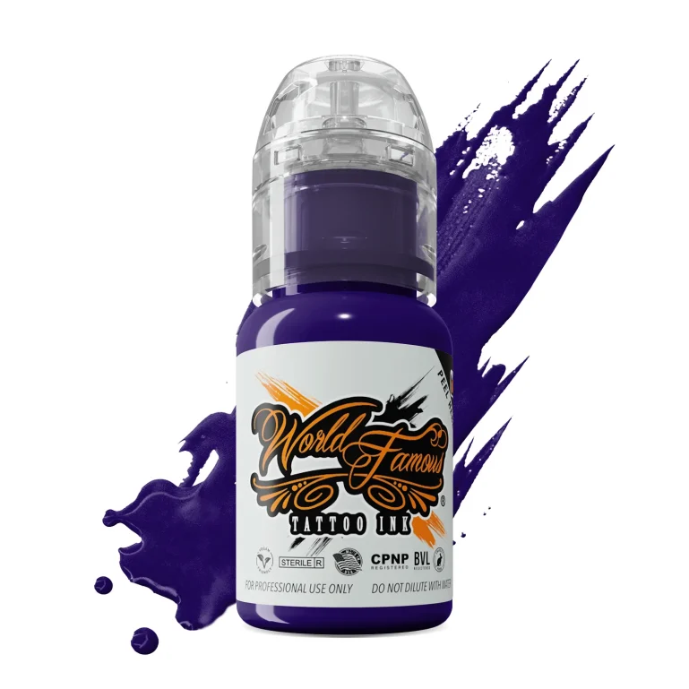 Amsterdam Purple - World Famous Ink Dövme Boyası - 1/2oz/15 ml