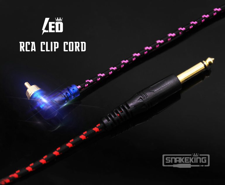 Led RCA Pen Makine Kablosu - Red (clipcord)