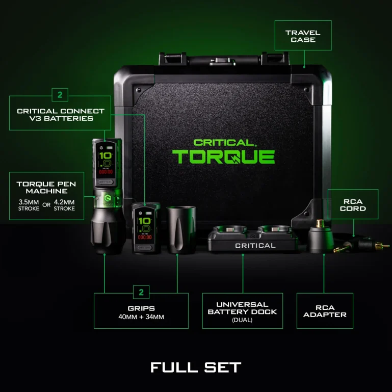 Critical Torque 4.2 mm Stroke Full Set with Travel Case